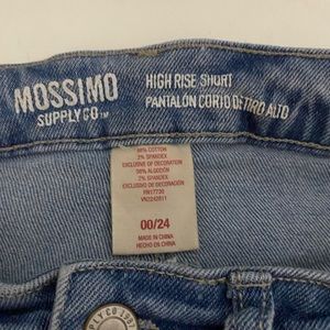 jean shorts with lace